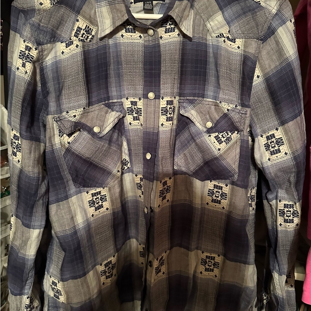 American Eagle Button Up - image 2
